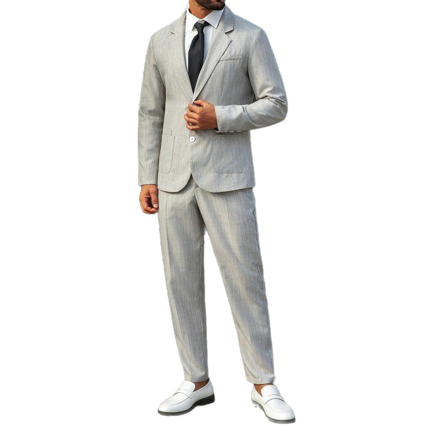 Mens Business Single-Breasted Suit Set