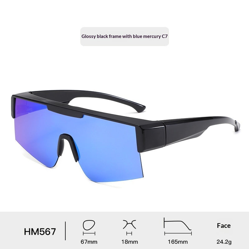 Colorful Cycling Sunglasses With A Case