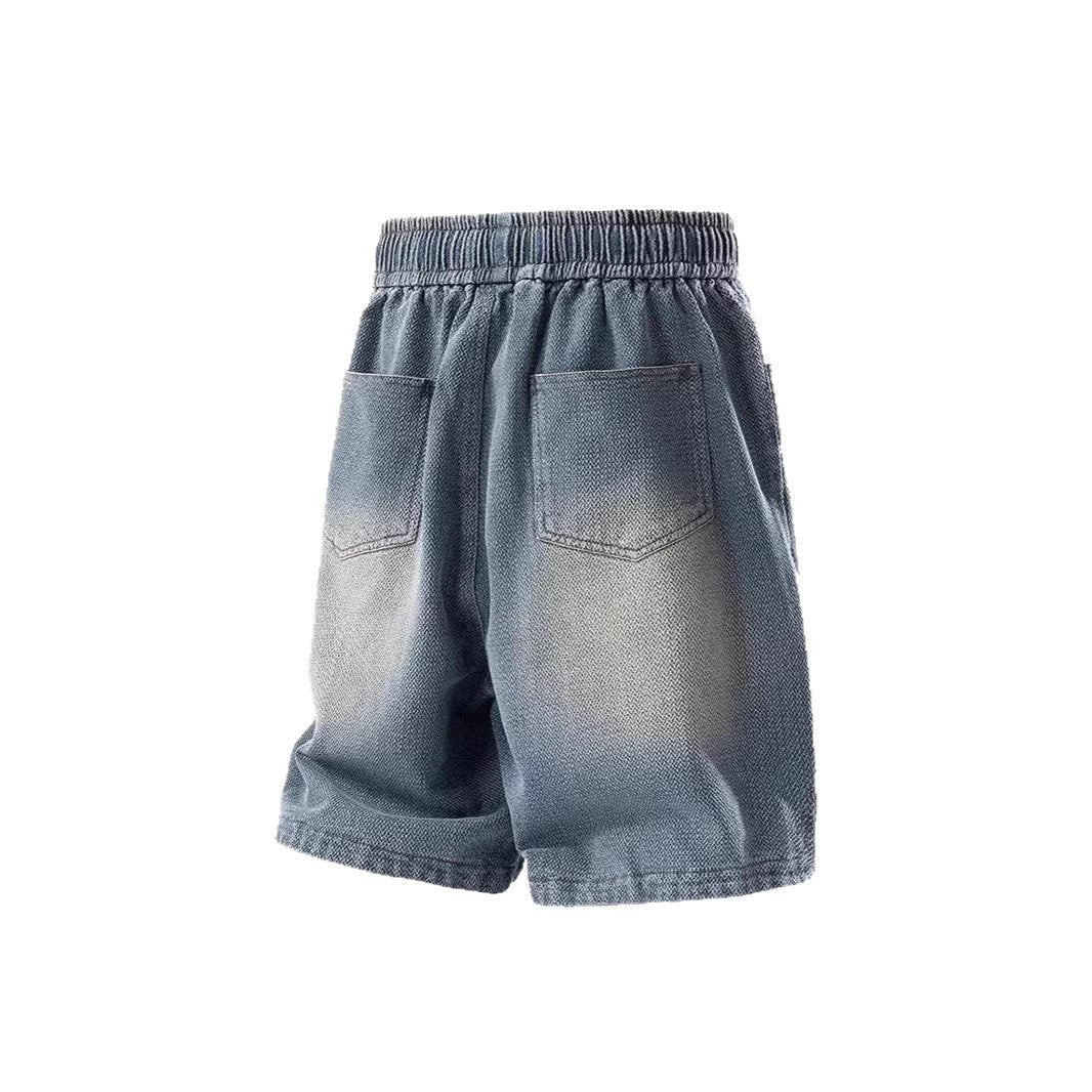Trendy American-style Summer Slim-fit Denim Shorts