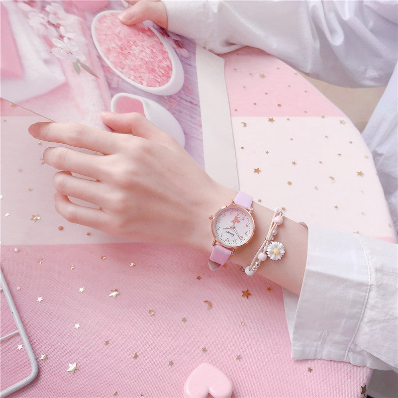 Korean-style Cute Girl Analog Children's Watch