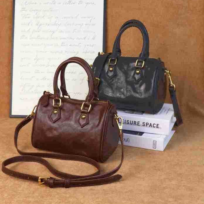 Boston-style Sophisticated Niche-design Vintage Handbag
