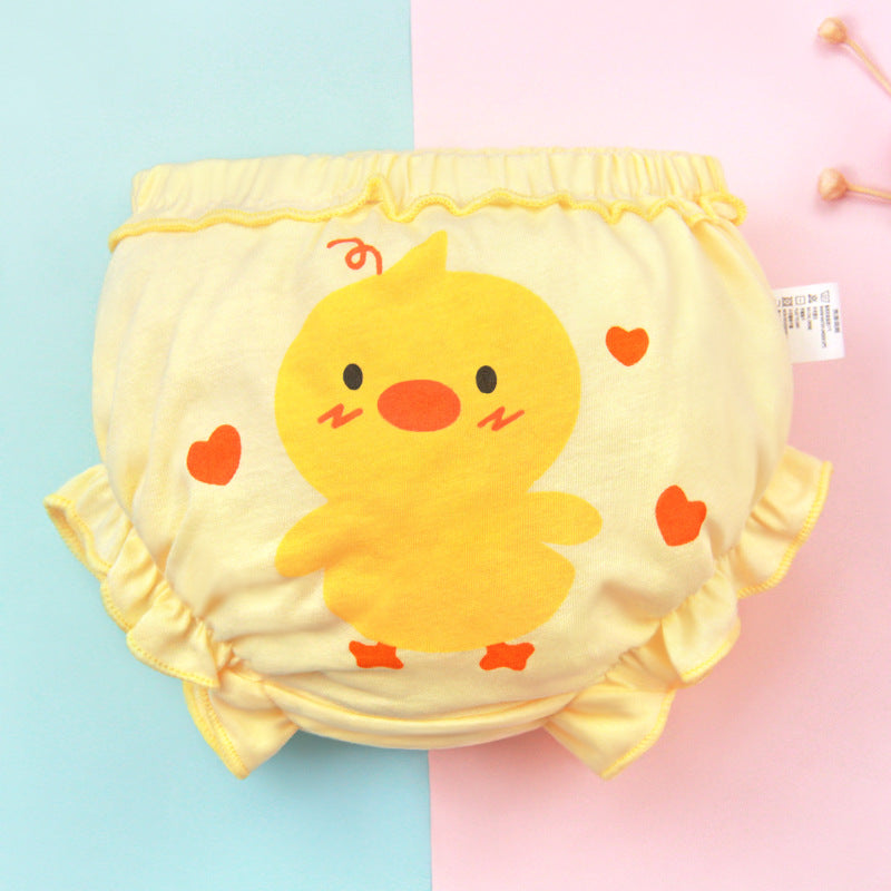 Korean Style Shorts Children's Briefs Girls' Underwear Without Pp