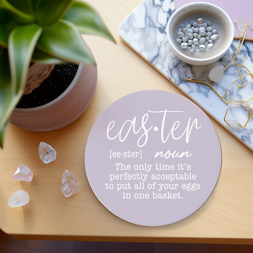 Ostern Keramik Untersetzer Set Frühling 10 cm Saugfähige Getränkeuntersetzer Tischschoner Packung