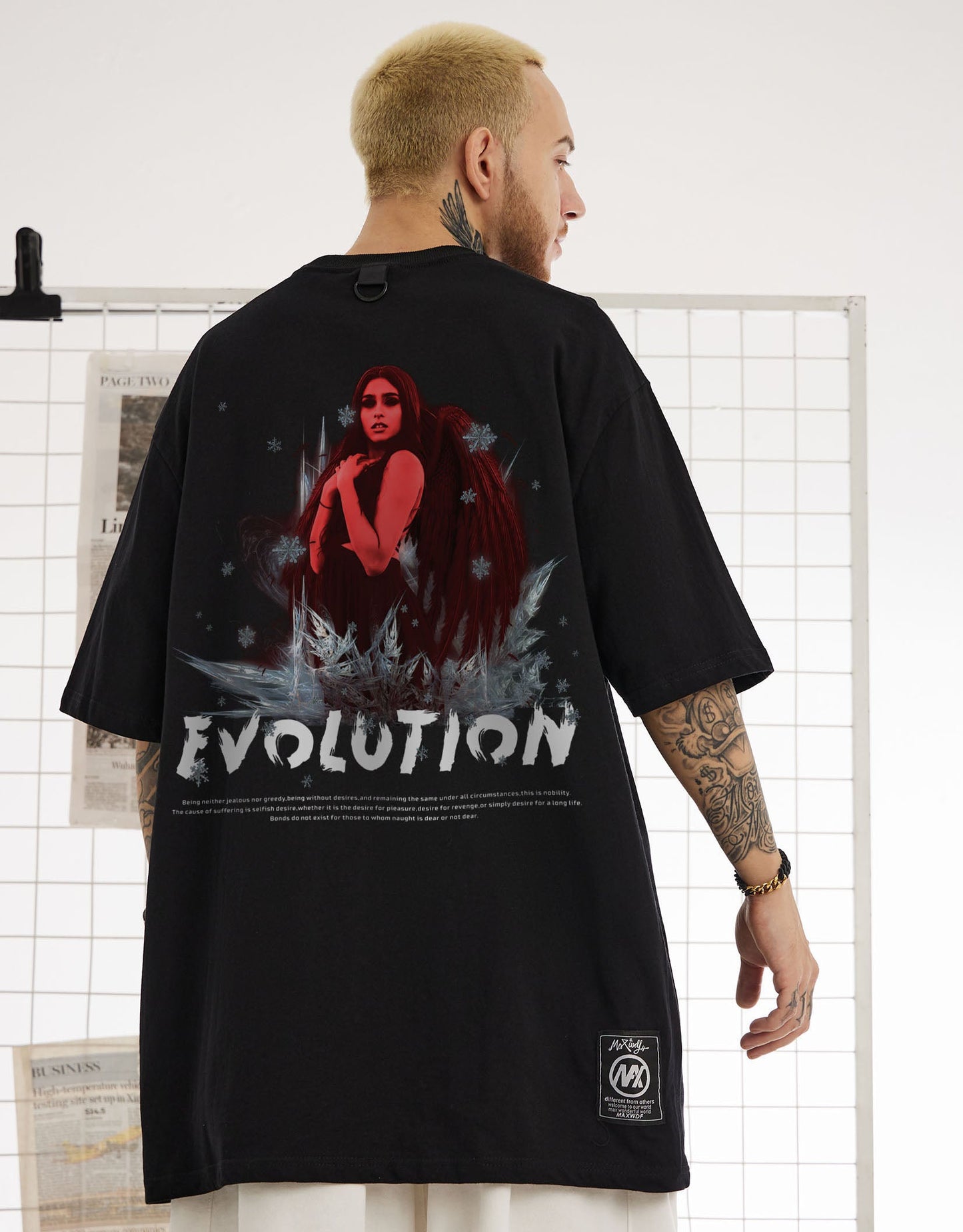 T-shirt Évolution Sombre
