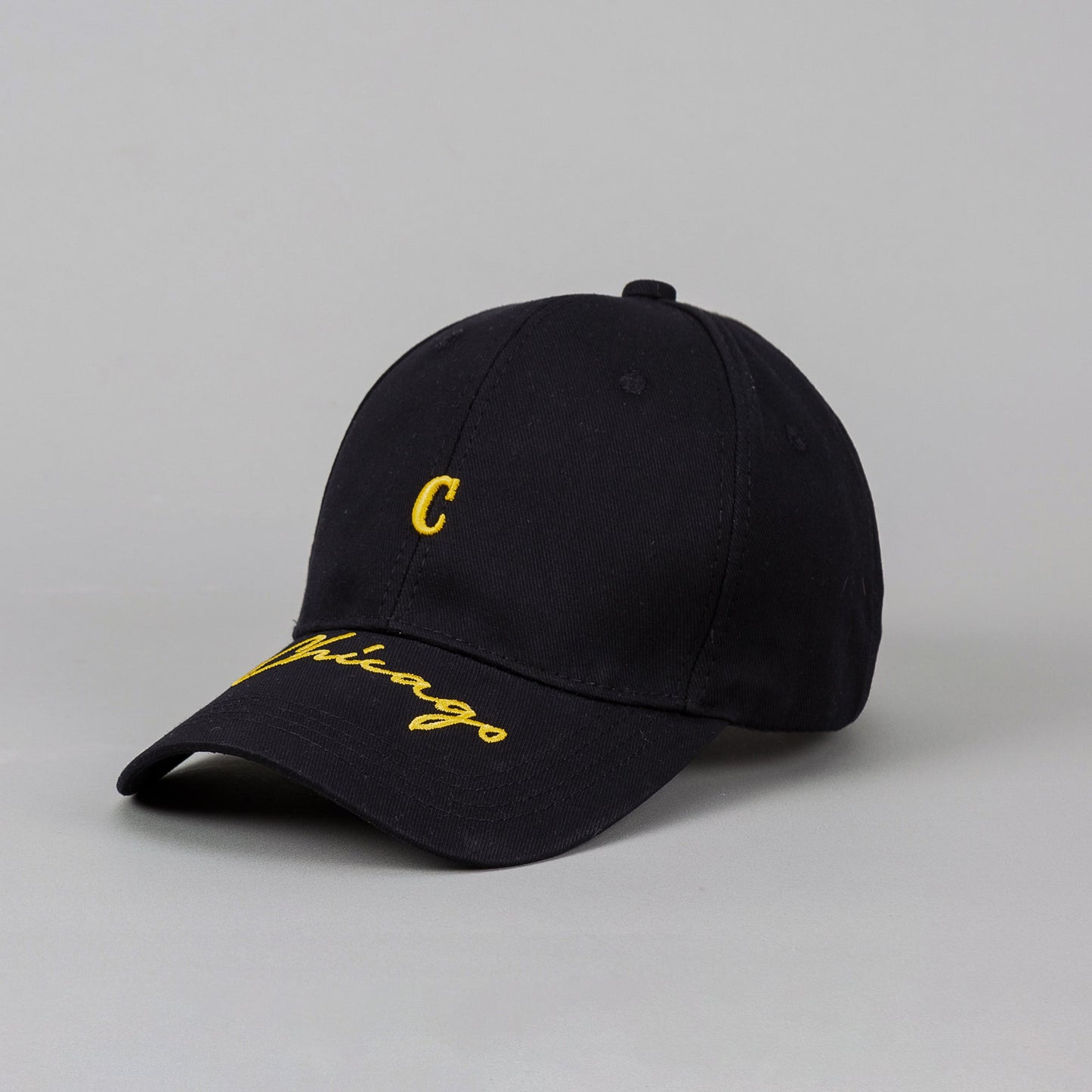 Men's And Women's Solid-color Embroidered Letter C Baseball Cap, Suitable For Best Friends Going Shopping And Having A Summer Picnic. Soft-top, Versatile Beanie Hat.