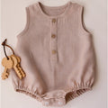 Baby'S Climbing Suit, Newborn'S Clothes, Baby'S Clothes, Cotton Hemp Kha Clothes, Boys' One-Piece Clothes