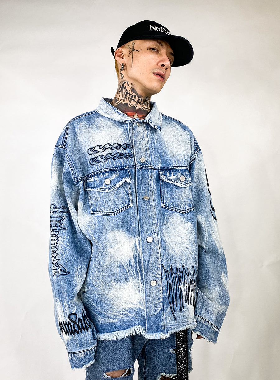 Veste en jean Shadow Destruction