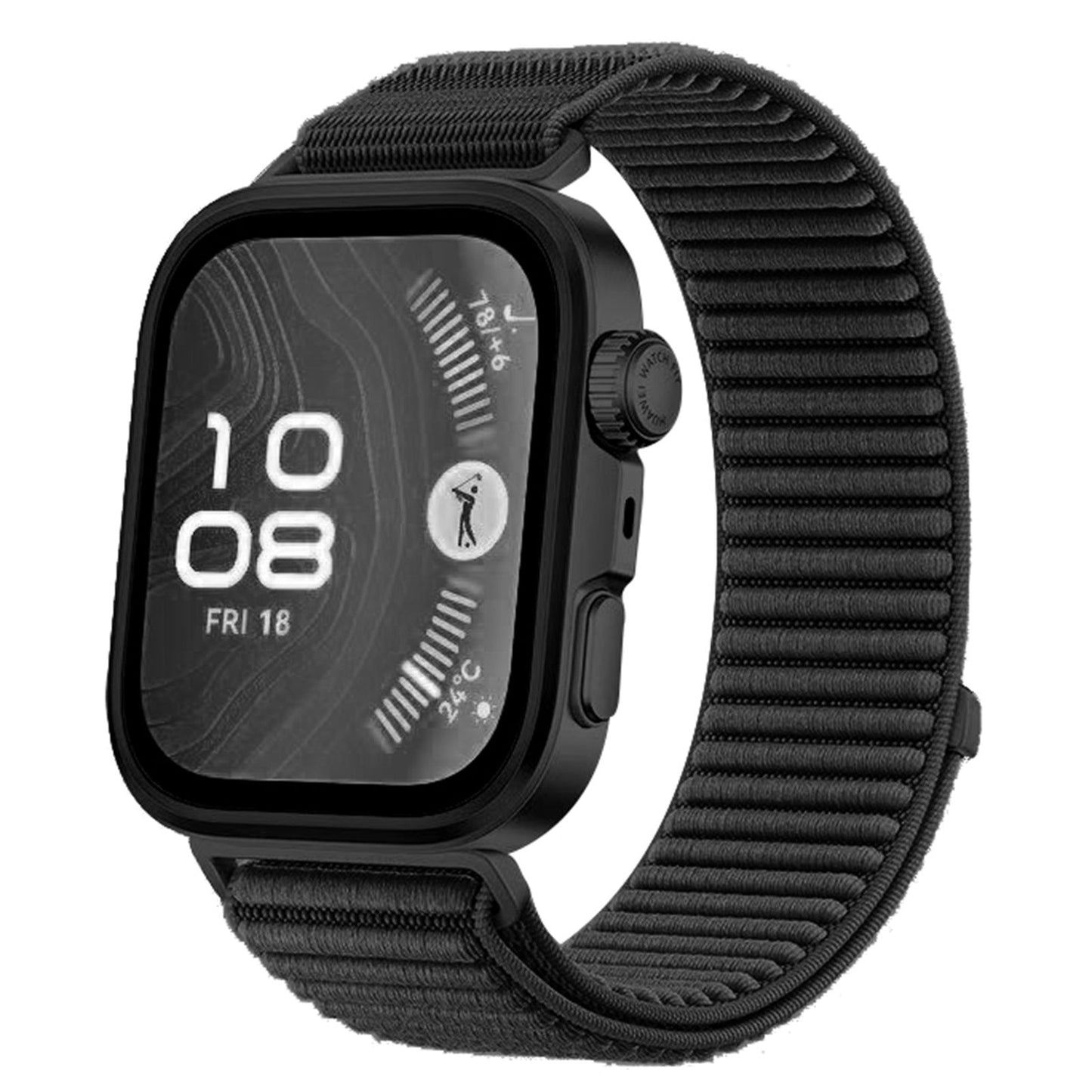 Wilderness Mountain Pattern Nylon Loop Strap