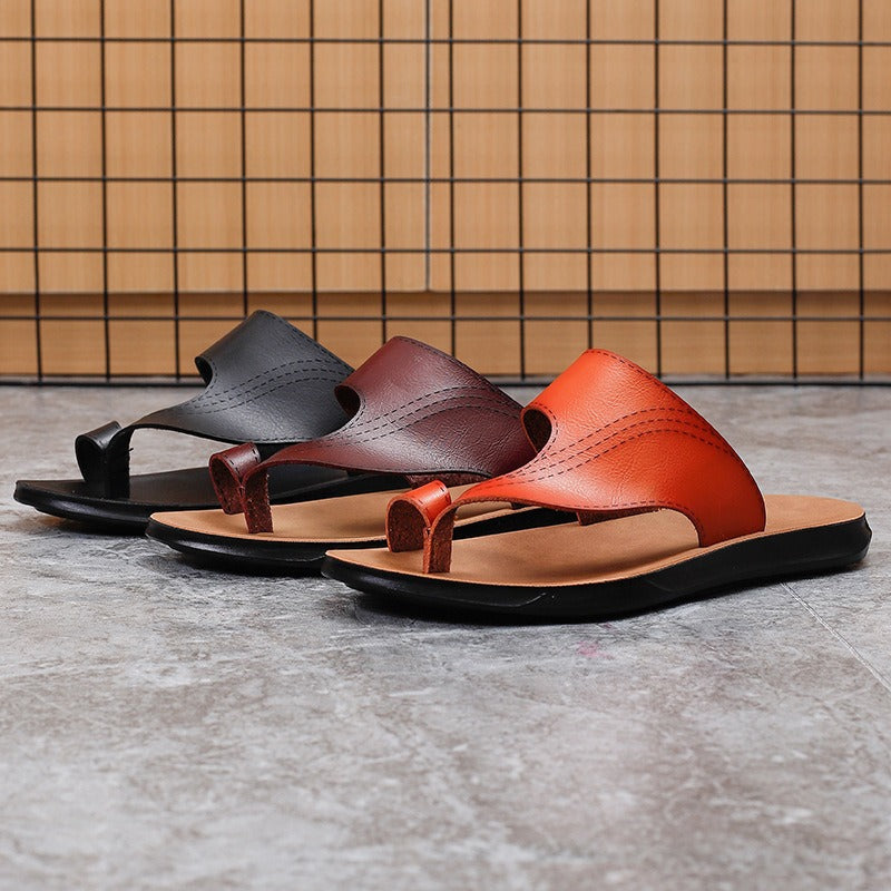 Mens Summer Outdoor Casual New Microfiber Flip-Flops
