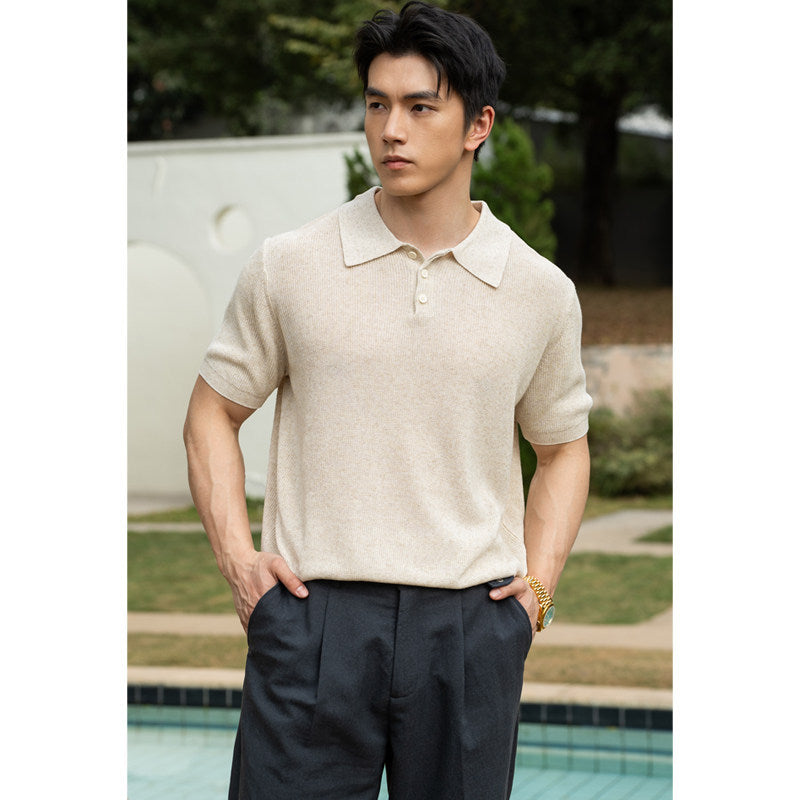 Mens Summer Casual Short-Sleeve T-Shirt