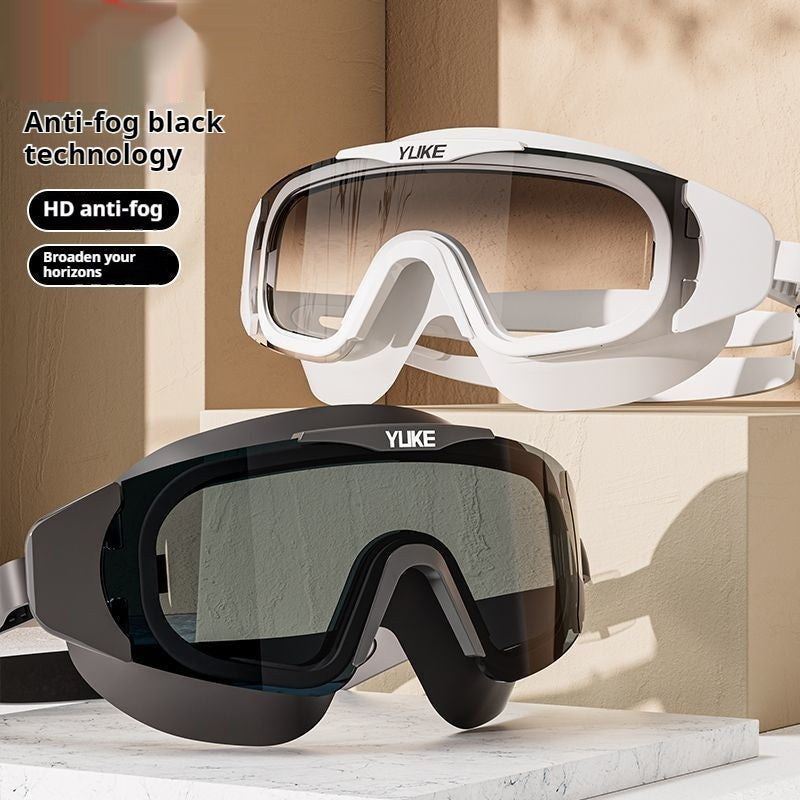 Electroplating HD Waterproof Non-fogging Swimming Glasses