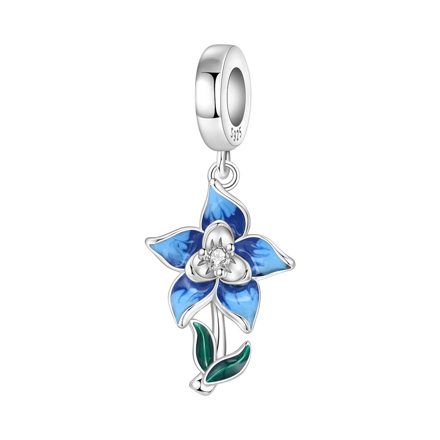 Lily Of The Valley Iris And Spinning Flower DIY Bracelet Pendant Accessories