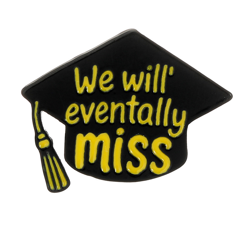 New Graduation Season Bachelors Cap Series Brooch Set