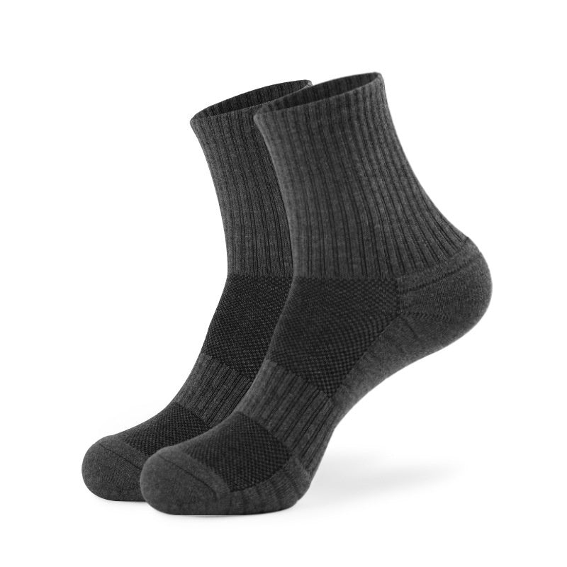 Pure Cotton Sports Socks With A Thickened Towelbacked SoleMens Basketball Style