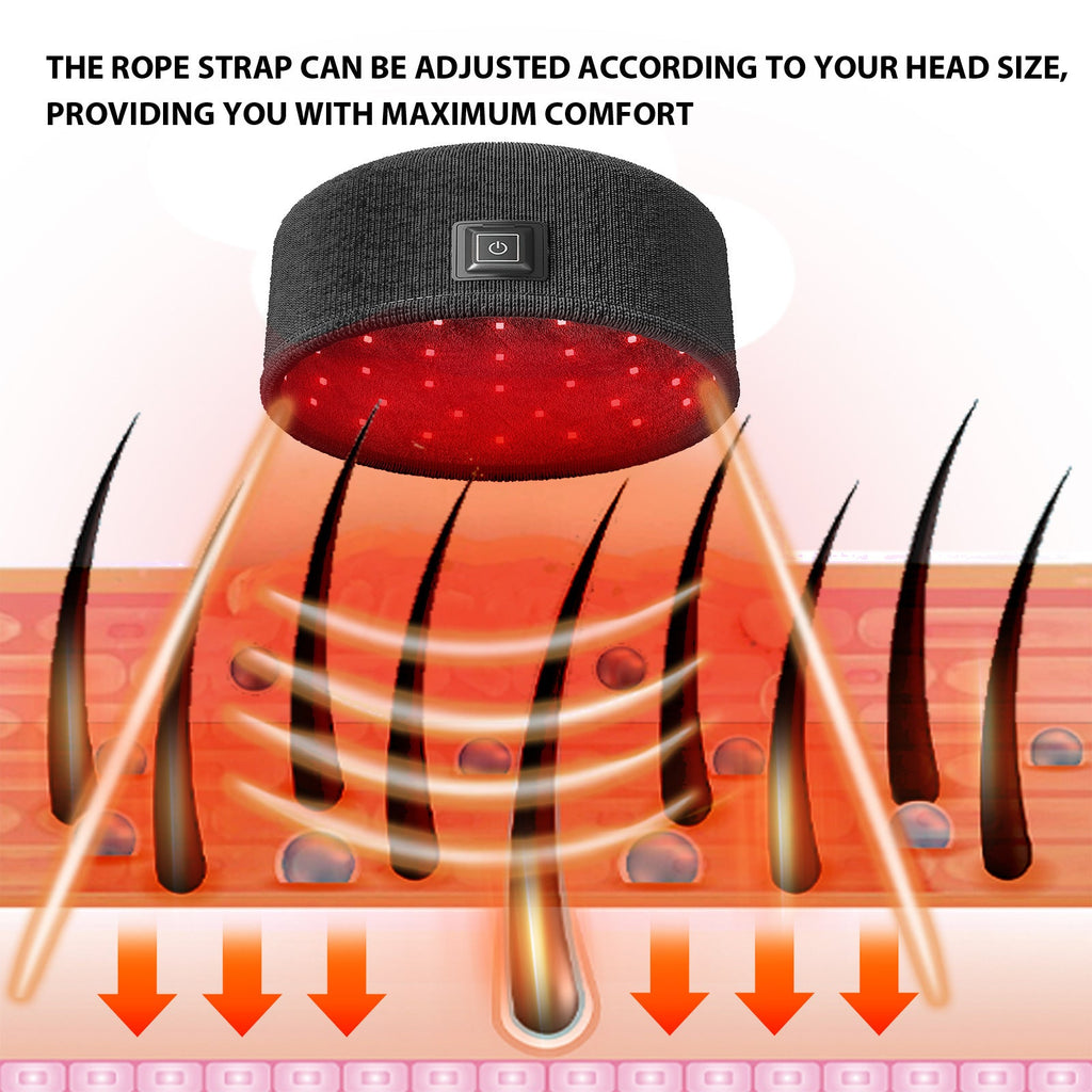 Houkea Dense Toupee Hair Repair Manic Thick Hairline Fixation Head Massage Care Heating Cap
