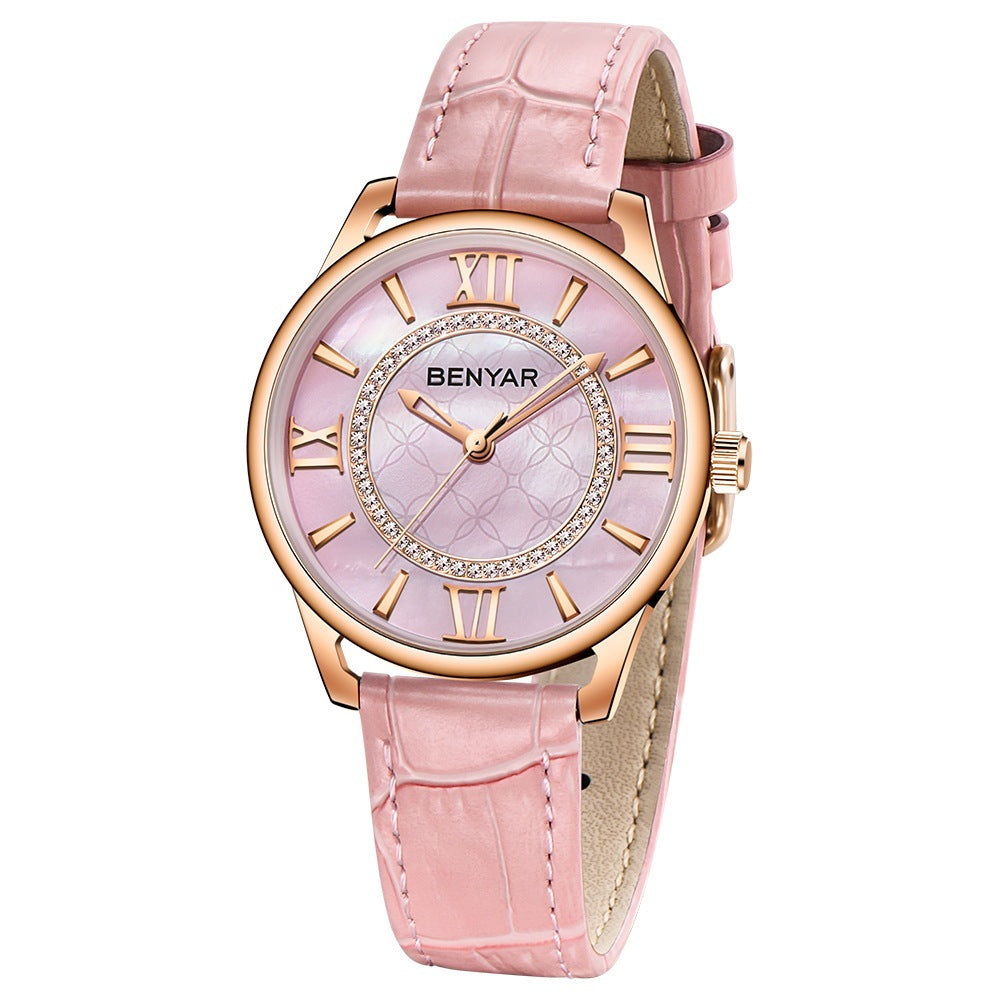 Waterproof Fashionable Simple Quartz Women's Watch
