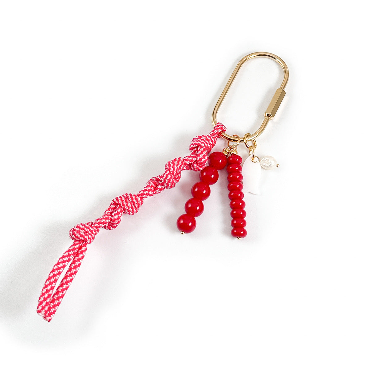Color-block Woven Rope Keychain