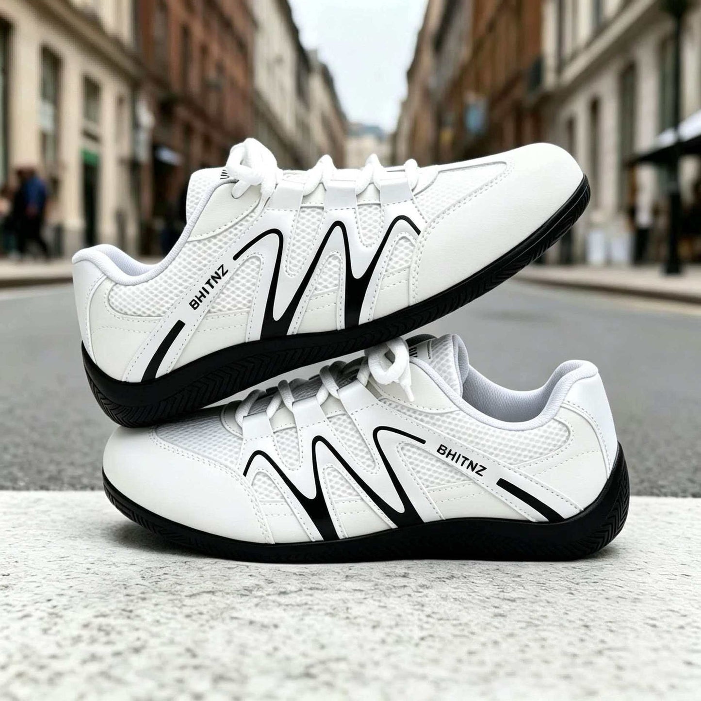 Mesh Breathable Mens Versatile Sports And Commute Shoes With A Thin Sole