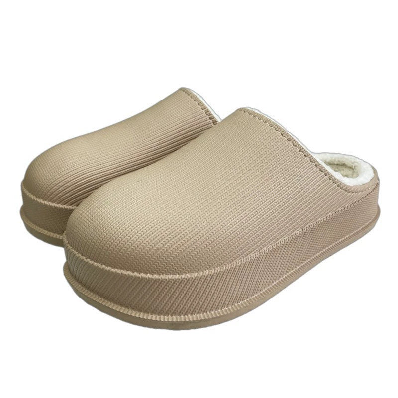 EVA Autumn And Winter Warm Waterproof Toe Cap Shock Absorption Thick Cotton Shoes