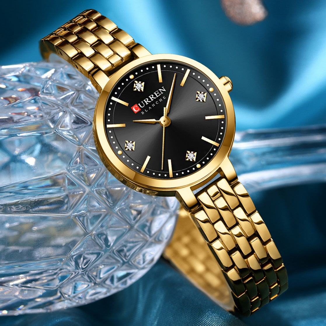 Small-dial Waterproof Womens Casual Quartz Watch