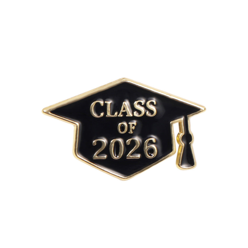 New Graduation Season Bachelors Cap Series Brooch Set
