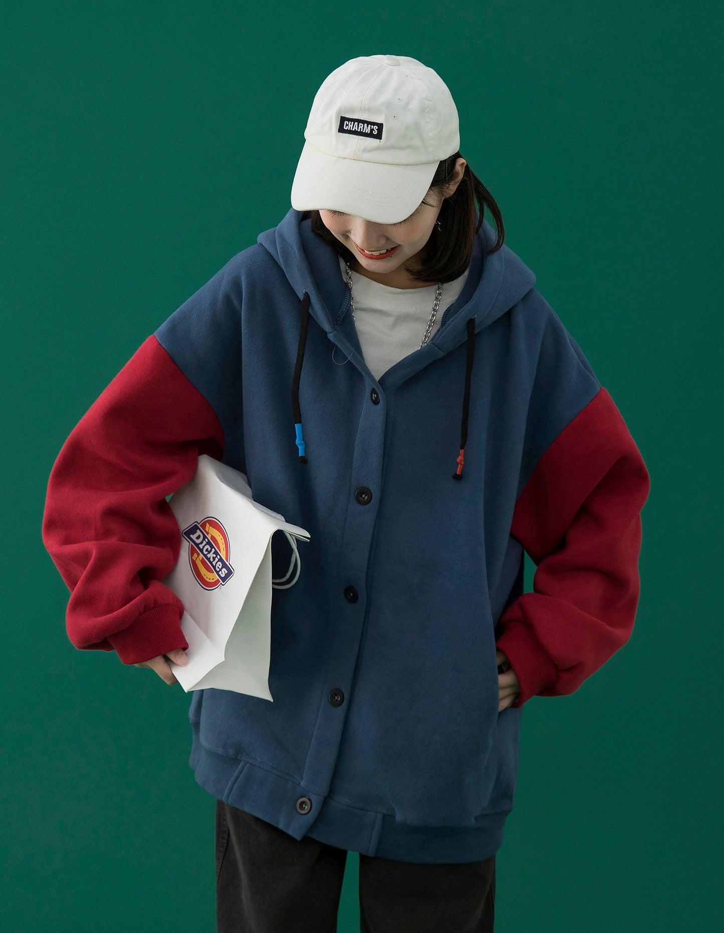 Veste décontractée patchwork 1104 pour femme