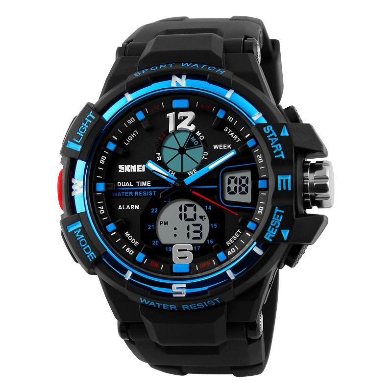 Fashion Digital Army Military Watch Mens Sports  Wristwatch  Shock Resist Clock Quartz Watch Waterproof 50M
