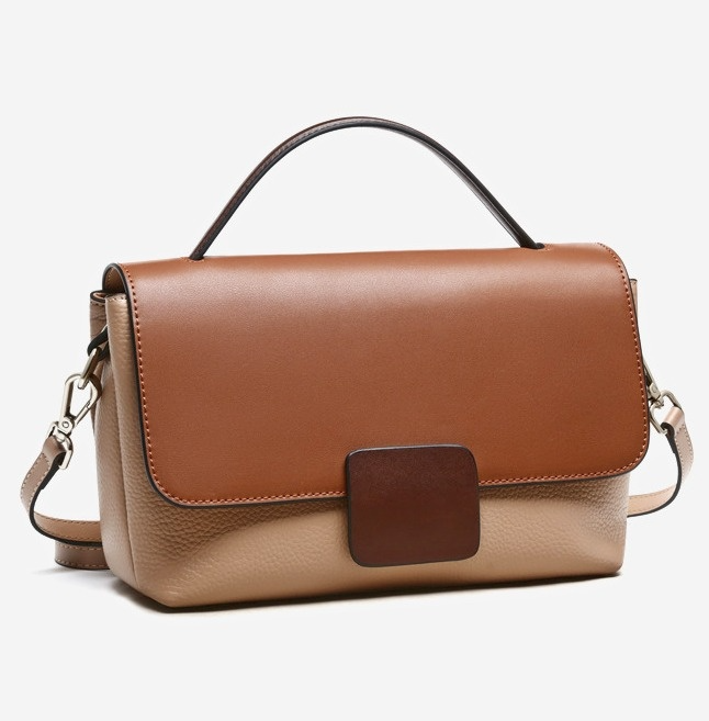 Genuine leather crossbody bag women shoulder handbag tote bag