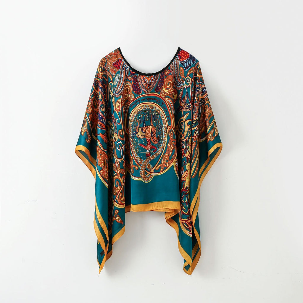 Pullover Shawl Outerwear Cover-up Multifunctional Scarf