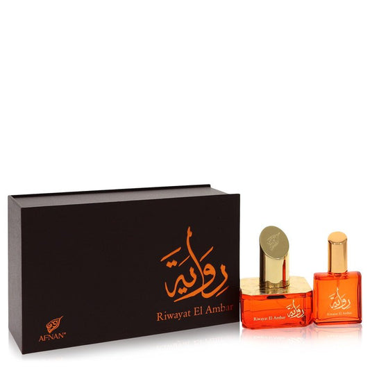 Riwayat El Ambar by Afnan Eau de Parfum Spray + Gratis 0,67 oz Reise-EDP-Spray 1,7 oz für Damen