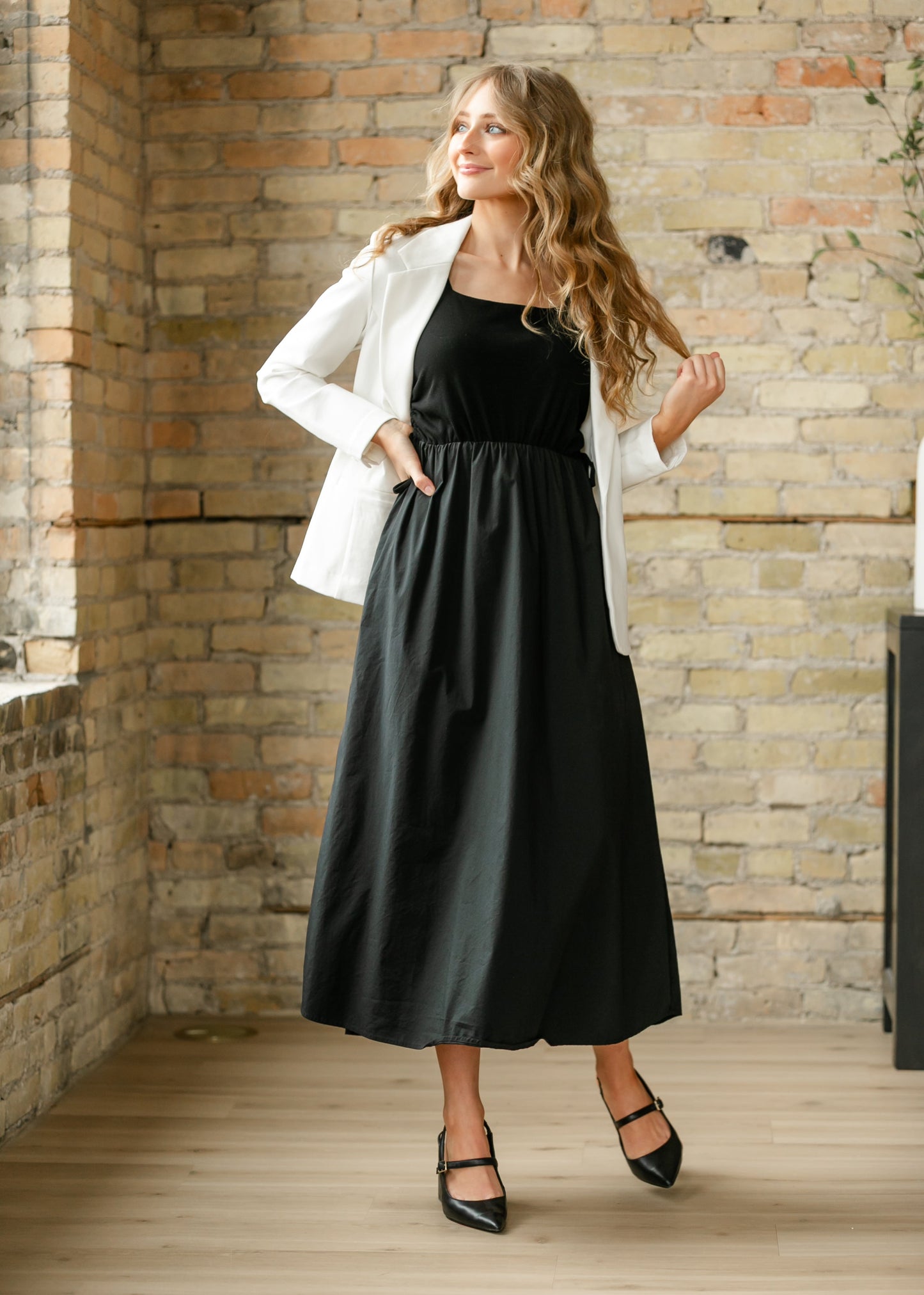 Eleanor Black A-line Maxi Dress - FINAL SALE