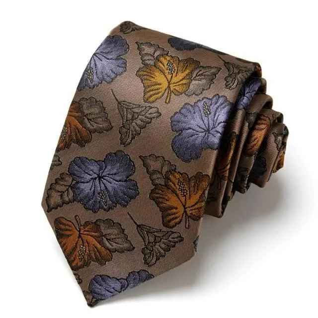 Elegant Fashion Flower Classic Design Neckties For Men Business Formal Suit Office Men Necktie Modern Patterned Formal Ties College Tuxedo Floral Tie