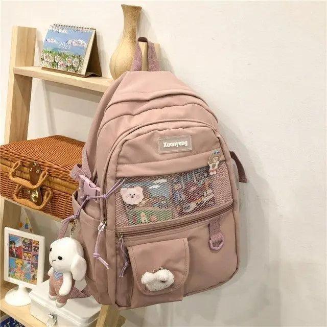 Elegant Female Backpack For Teenager Girls And Women Cute Fashionable Book Schoolbag And Laptop Bag