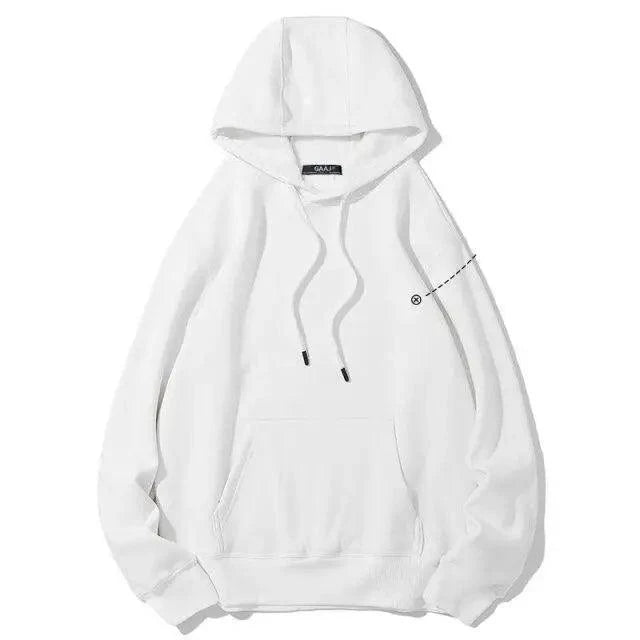 Elegant Hoodie Women High Quality Cotton Hoodies Sweatshirts Thick Fleece Winter Autumn Oversized Warm Hooded Sweatshirt Woman Men's Fleece Hoodies Hip Hop Solid Color Style Autumn Hooded Sweatshirts