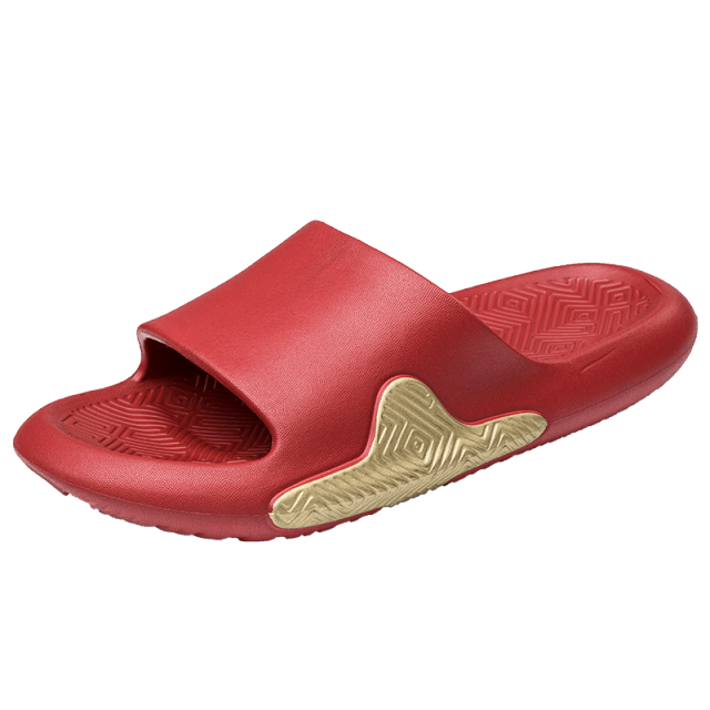 Elegant Men Black Soft Slides Light-Weight Anti-Slip Home Slippers Summer Anti-Odor House Shoes Unisex Shower Bathroom Slipper EVA Massage Foam Super Soft Non-Slip Slippers