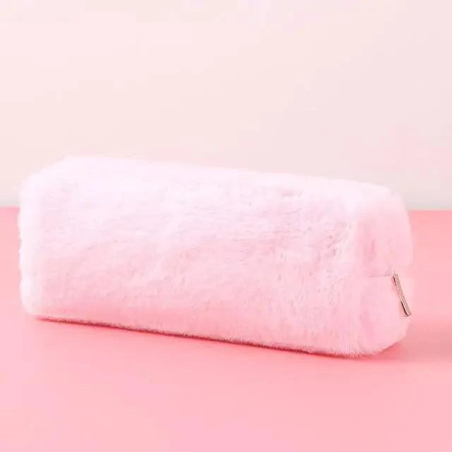 Soft Pencil Pouch For Student Durable Plush Stuffed Accessory Pencil Case For School