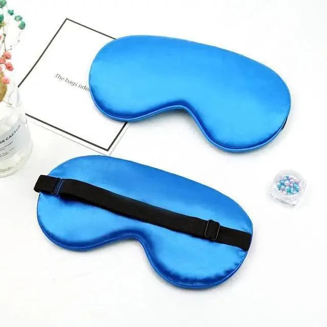 Elegant Soft Silk Eye Cover Sleeping Eye Mask Elastic Women Eye Patch Comfortable Super-Smooth Eye Mask For Sleep