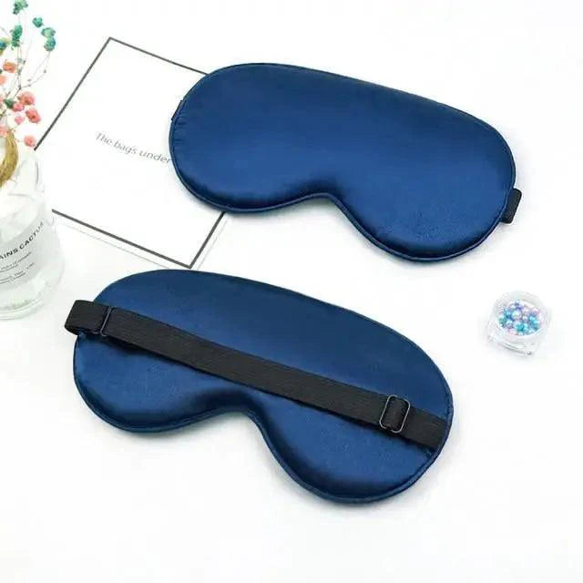 Elegant Soft Silk Eye Cover Sleeping Eye Mask Elastic Women Eye Patch Comfortable Super-Smooth Eye Mask For Sleep