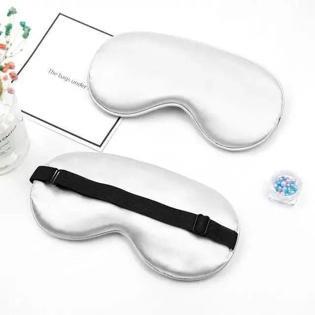 Elegant Soft Silk Eye Cover Sleeping Eye Mask Elastic Women Eye Patch Comfortable Super-Smooth Eye Mask For Sleep