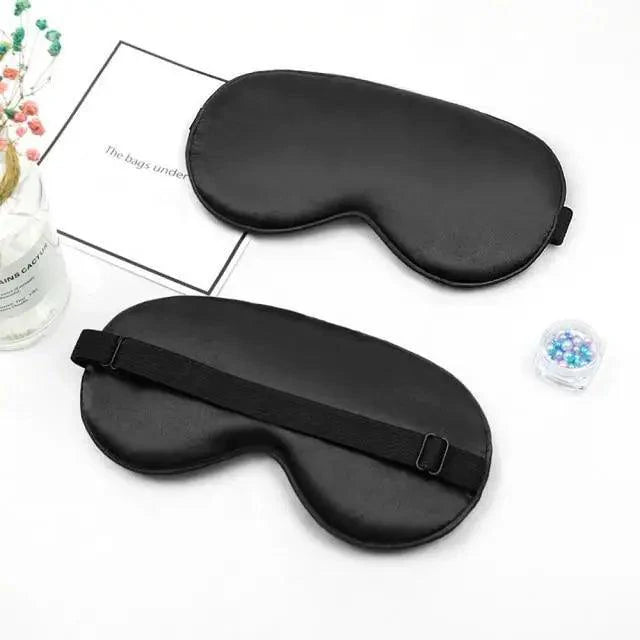Elegant Soft Silk Eye Cover Sleeping Eye Mask Elastic Women Eye Patch Comfortable Super-Smooth Eye Mask For Sleep