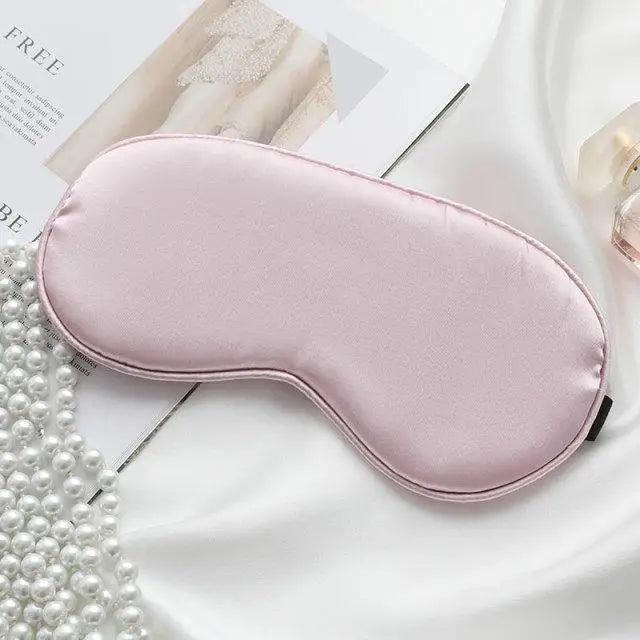 Elegant Soft Silk Eye Cover Sleeping Eye Mask Elastic Women Eye Patch Comfortable Super-Smooth Eye Mask For Sleep