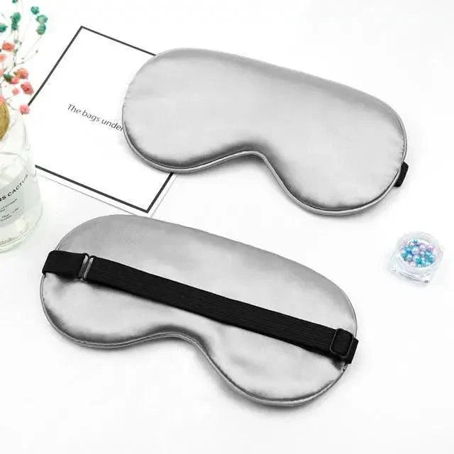 Elegant Soft Silk Eye Cover Sleeping Eye Mask Elastic Women Eye Patch Comfortable Super-Smooth Eye Mask For Sleep