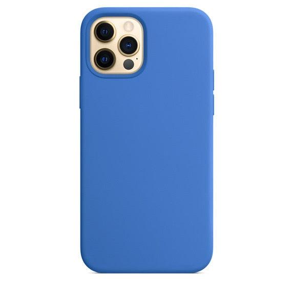 Elegant Style Solid Color Silicone Phone Cases For iPhone 13 14 Pro Max Classic Simple Case For iPhone 13 Pro Cover Slim Fit Silicone Back Cover For iPhone