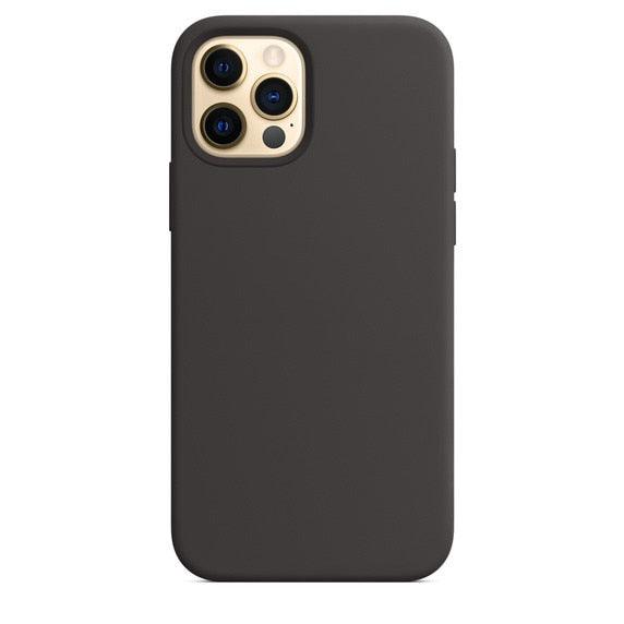 Elegant Style Solid Color Silicone Phone Cases For iPhone 13 14 Pro Max Classic Simple Case For iPhone 13 Pro Cover Slim Fit Silicone Back Cover For iPhone
