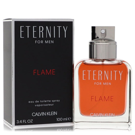 Eternity Flame by Calvin Klein Eau De Toilette Spray 100 ml für Herren