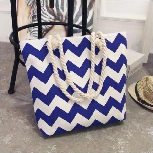 Eye-Catching Fashionable Folding Women Big Size Handbag Ladies Casual Flower Printing Canvas Graffiti Shoulder Bag