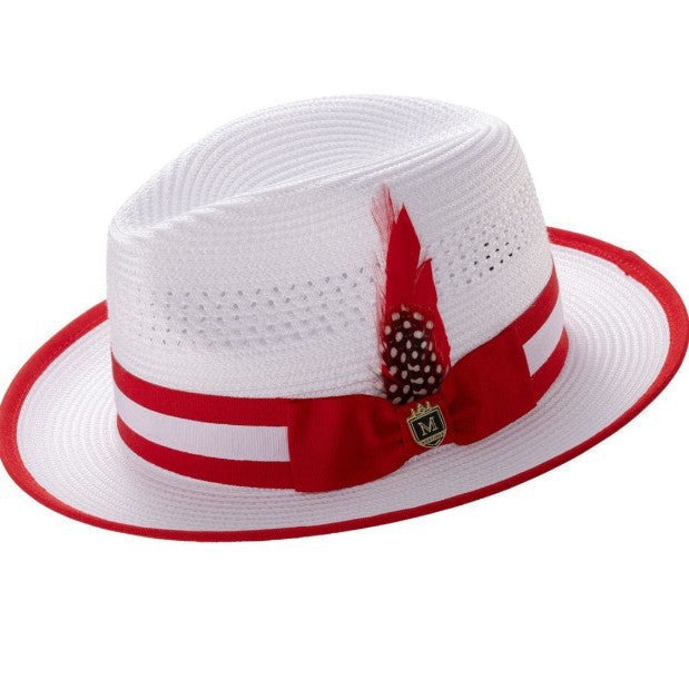 New Colorful Feather Jazz Hat For Sun Protection
