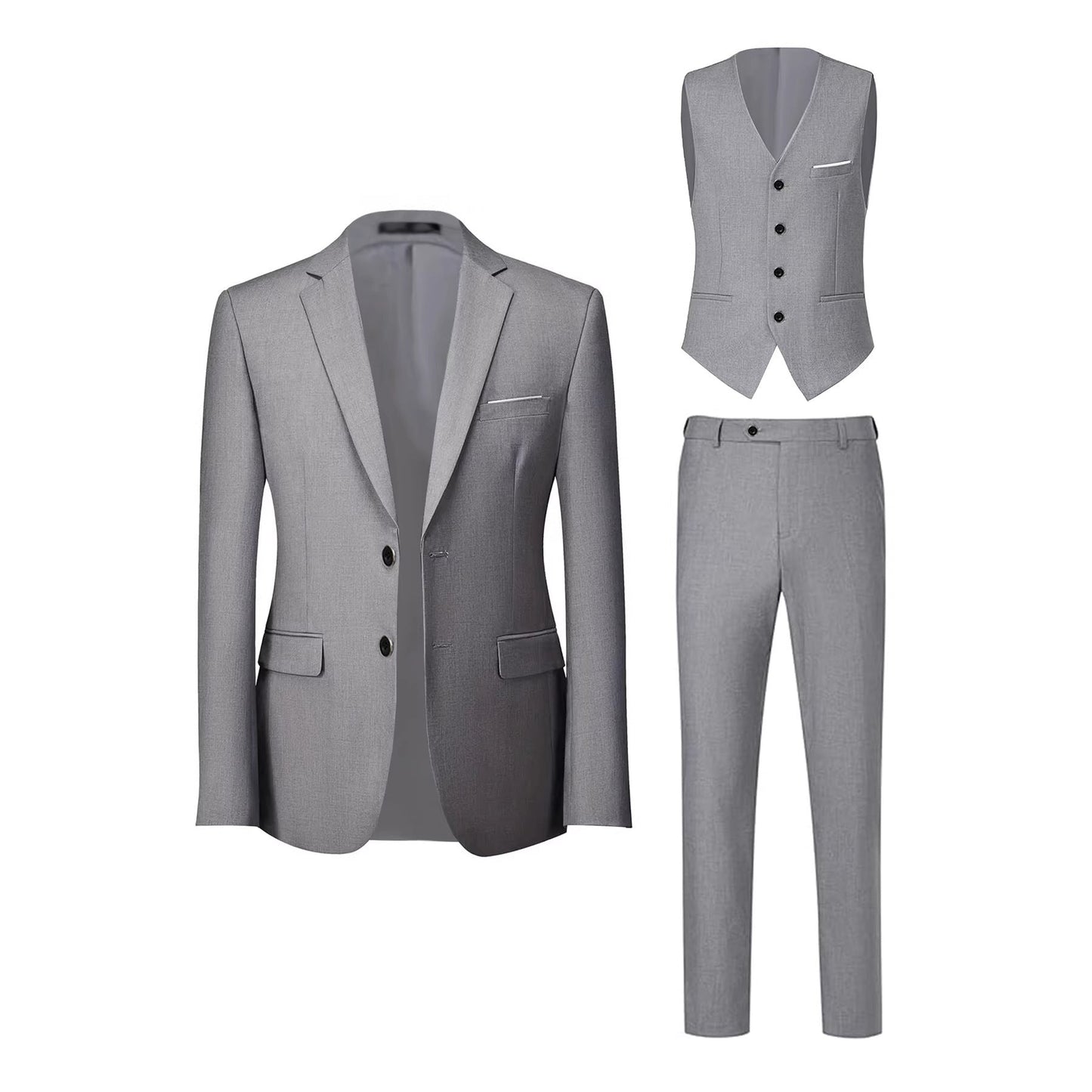 Mens Tailored Suit Grooms Wedding Dress