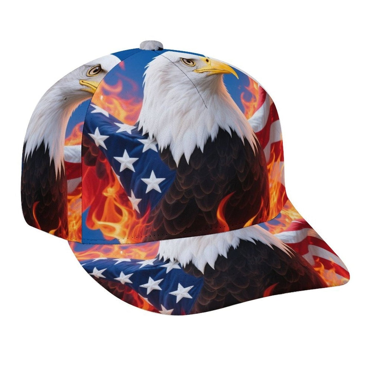 Creative Versatile Casual Printed Cap With A Baseball-style Brim