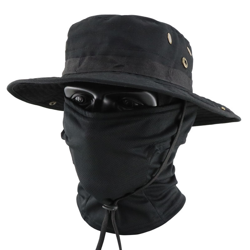 Multi-functional Outdoor Sun Protection Breathable Round-brim Fishing Hat
